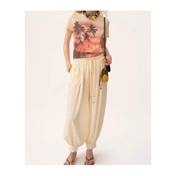 ✨ CHLOE sunset print tshirt spring summer 2025 - Picture 5 of 8